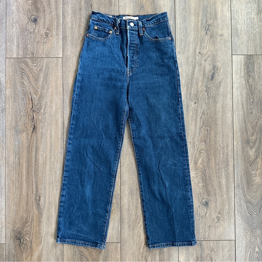 Levi’s Ribcage Straight 27x27” Dark Wash Premium